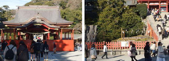 八幡宮の参道