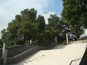 山王橋の階段