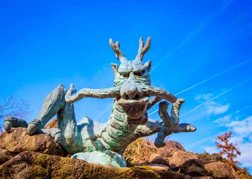 江の島神社の龍神