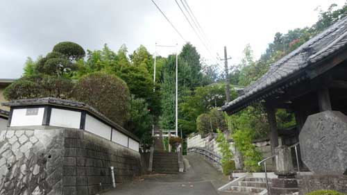 子之神社の近くの風景
