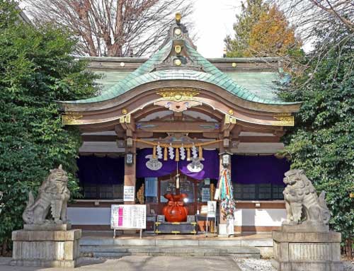 大鳥神社の拝殿