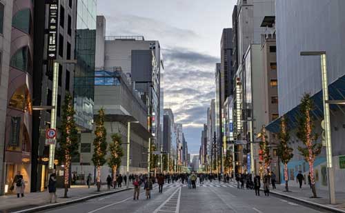 銀座の街並み３