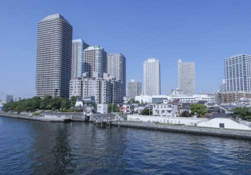 東京湾の風景